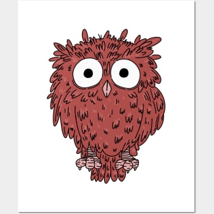 Сute funny owl Posters and Art